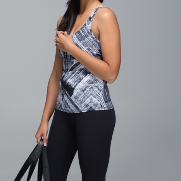 Lululemon  Racerback Heat Wave Black & White - Picture 2 of 9